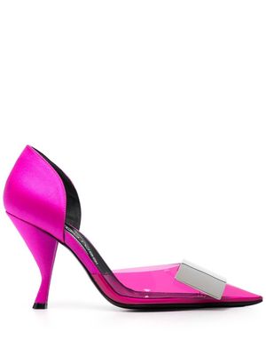 Sergio Rossi buckle-detail 95mm pumps - Pink
