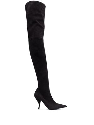 Sergio Rossi Halima thigh-high boots - Black