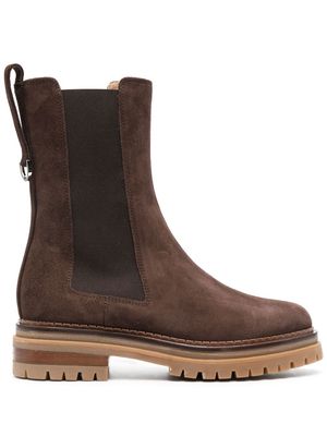 Sergio Rossi Joan tall Chelsea boots - Brown