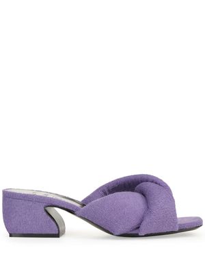 Sergio Rossi SI Rossi 45mm twisted mules - Purple