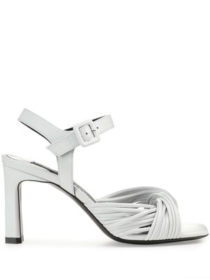 Sergio Rossi sr Akida 80mm leather sandals - White