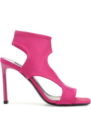 Sergio Rossi Sr Jane 95mm cut-out sandals - Pink