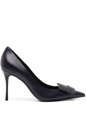 Sergio Rossi Sr1 95mm leather pumps - Blue