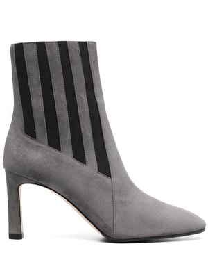 Sergio Rossi two-tone suede ankle boots - Grey
