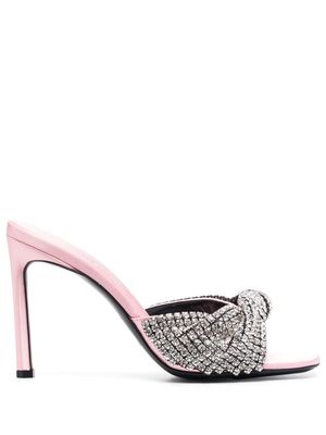 Sergio Rossi Tyra 100mm mules - Pink
