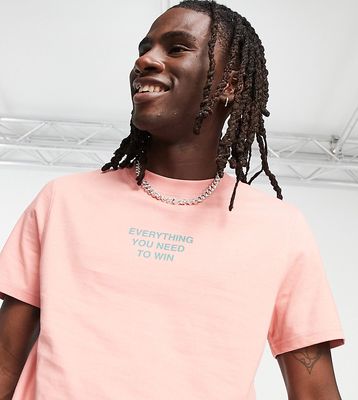 Sergio Tacchini 'everything you need to win' t-shirt in pink - exclusive to ASOS