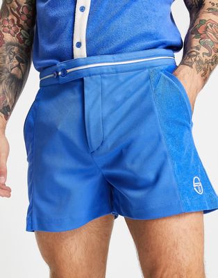 Sergio Tacchini logo shorts in blue