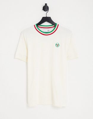 Sergio Tacchini logo t-shirt in white