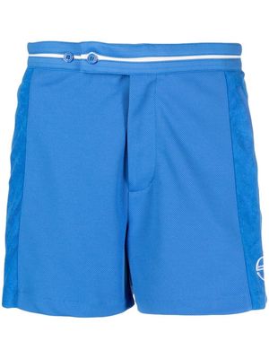 SERGIO TACCHINI panelled cotton shorts - Blue