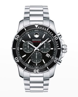 Series 800 Chronograph Watch, Gray/Black