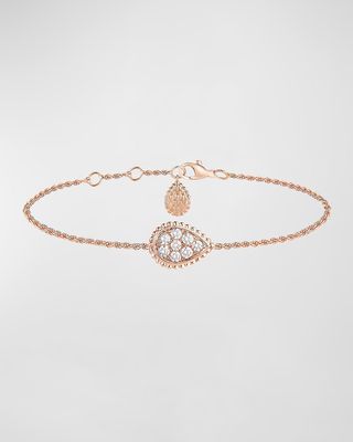 Serpent Bohème Bracelet with Diamond Motif in 18K Pink Gold