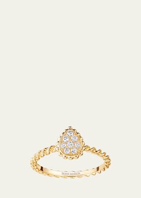 Serpent Boheme Extra Small Motif Diamond Ring