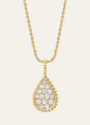 Serpent Boheme Medium Motif Diamond Pendant Necklace