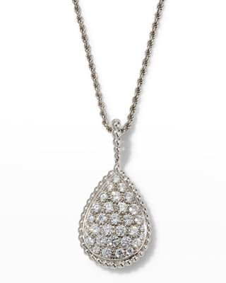 Serpent Boheme White Gold Diamond Pendant Necklace