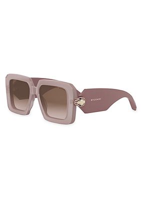 Serpenti 52MM Square Sunglasses