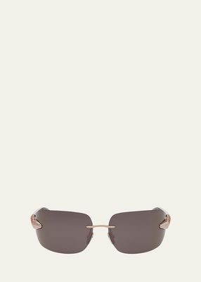 Serpenti Viper Wrap Sunglasses