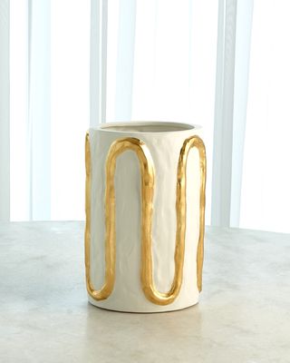 Serpentine Vase - 12.5"