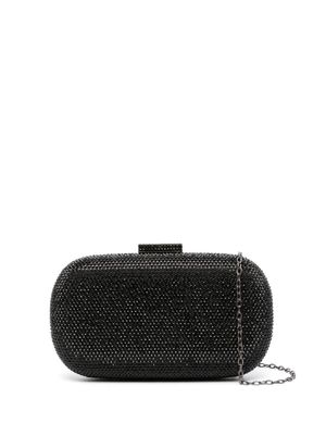SERPUI Emma crystal-embellished clutch bag - Black
