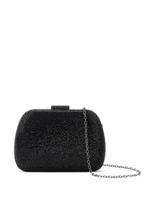 SERPUI rhinestone-embellished clutch bag - Black