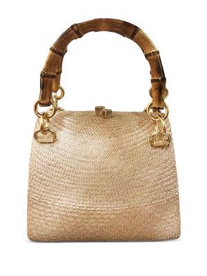 SERPUI Sady straw tote bag - Neutrals