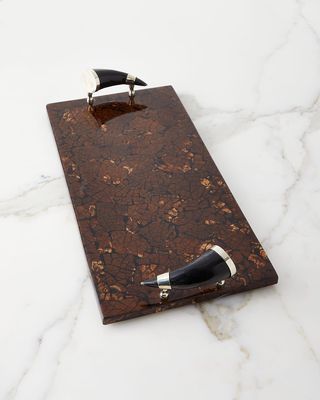 Serving Board with Horn Handles