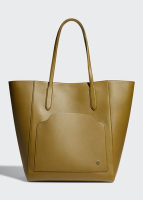Sesia Smooth Leather Tote Bag