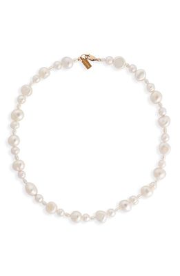 Set & Stones Bowie Freshwater Pearl Necklace in Gold