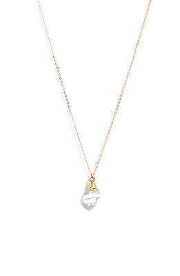 Set & Stones Olivia Herkimer Diamond Pendant Necklace in Gold