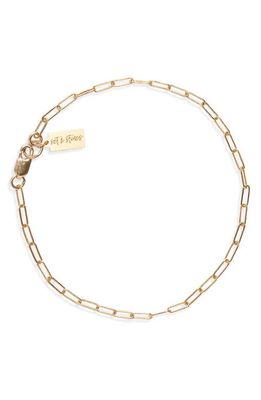 Set & Stones Porter Paper Clip Chain Bracelet in Gold