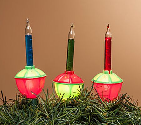 Set of 2 Retro Bubble Vintage Christmas Lights y Gerson Co