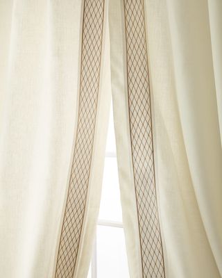 Set of Two Ambrosia Curtain Panels, 96"