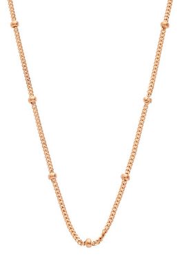 Sethi Couture Bead Station Chain in Rose