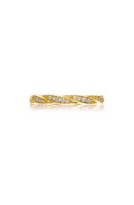 Sethi Couture Diamond Twine Band Ring in Yellow Gold/Diamond