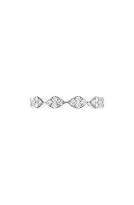 Sethi Couture Marquise Pav� Diamond Eternity Ring in White Gold