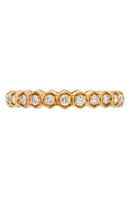 Sethi Couture Regency Diamond Band Ring in Rose Gold