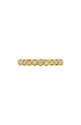 Sethi Couture Regency Diamond Band Ring in Yellow Gold
