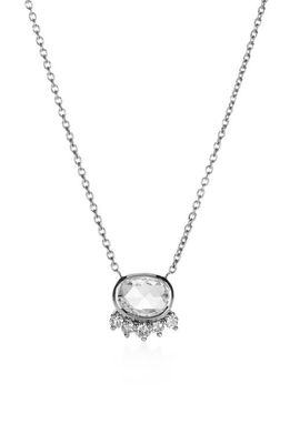 Sethi Couture The Bethany Diamond Pendant Necklace in White Gold