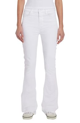 Seven Ultra High Waist Bootcut Jeans in Clean White
