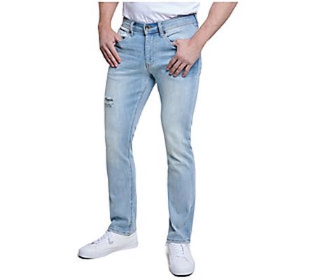 Seven7 Men's Slim Straight Leg 5 Pocket Jean - Elroble