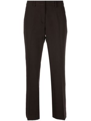 Seventy crop flared trousers - Brown