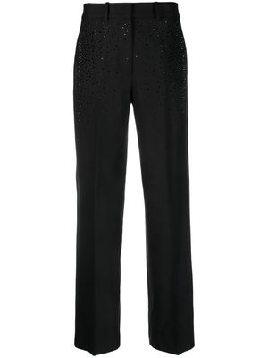 Seventy crystal-embellished tailored trousers - Black