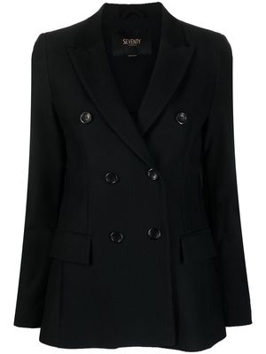 Seventy double-breasted tailored blazer - Black