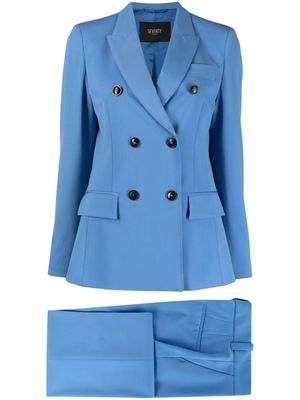 Seventy double-breasted trouser suit - Blue