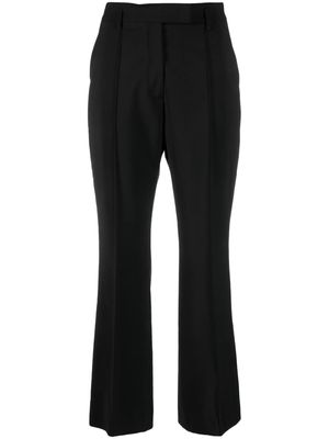 Seventy high-waisted flared trousers - Black