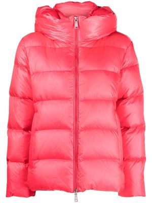 Seventy hooded feather-down puffer jacket - Red
