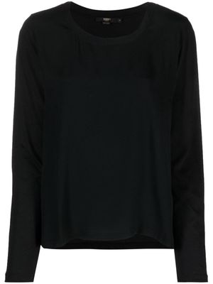 Seventy long-sleeved jersey jumper - Black