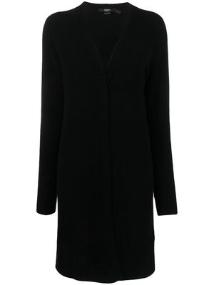Seventy open-front long-sleeve cardi-coat - Black