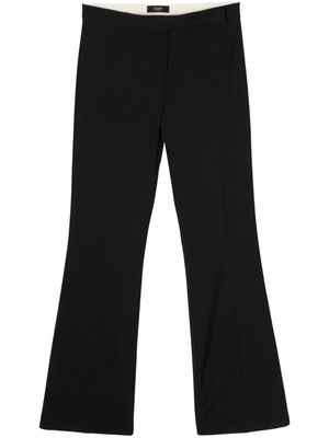 Seventy pressed-crease flared trousers - Black