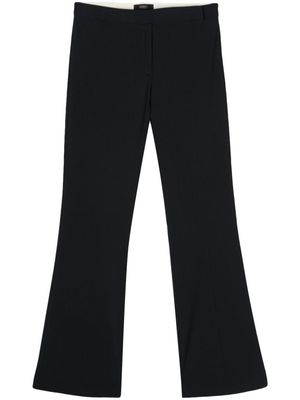 Seventy pressed-crease flared trousers - Blue