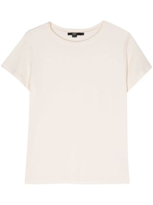 Seventy round-neck panelled T-shirt - White